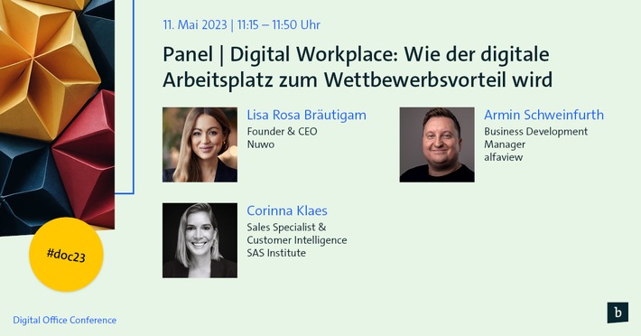 Panel zum Thema Digital Workplace am 11. Mai 2023