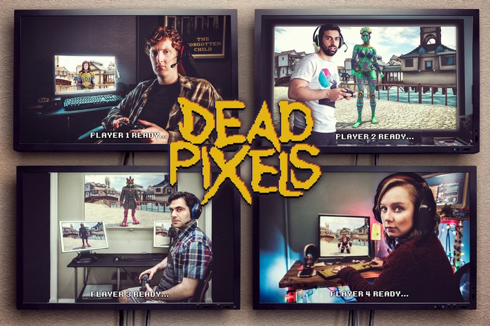 Britische Comedyserie "Dead Pixels" in ZDFmediathek und ZDFneo / Staffel 1 und Staffel 2 als Deutschlandpremiere