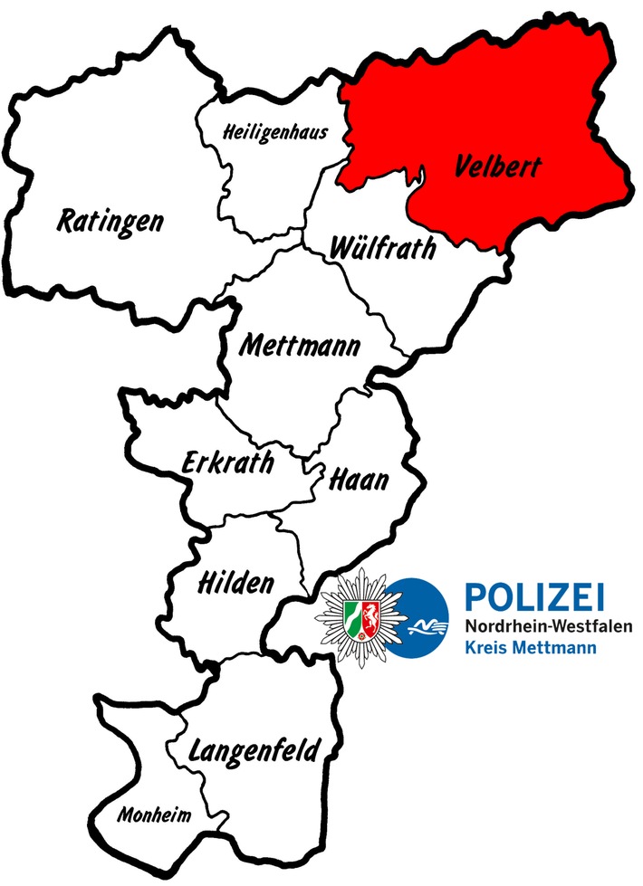 POL-ME: Verkehrsunfall beim Ausparken - Velbert - 1806127
