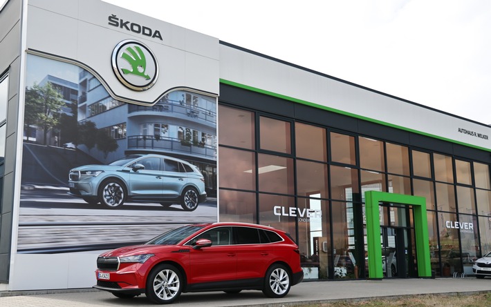 ŠKODA ENYAQ iV feiert am 24. April seine Handelspremiere in Deutschland