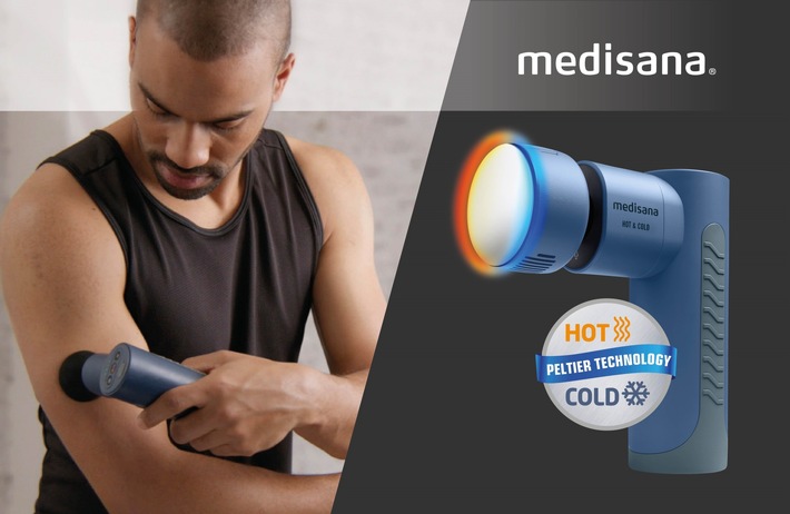 medisana präsentiert erstmalig TV-Kampagne: Moderner Spot für die neue Hot & Cold Massage Gun MG 600