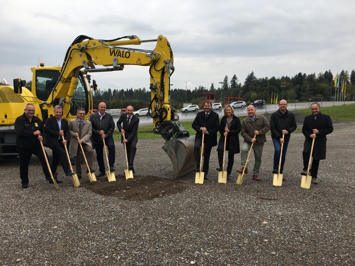 Potenziamento del Centro guida TCS di Betzholz Hinwil (ZH): oggi il primo colpo di piccone per la nuova pista