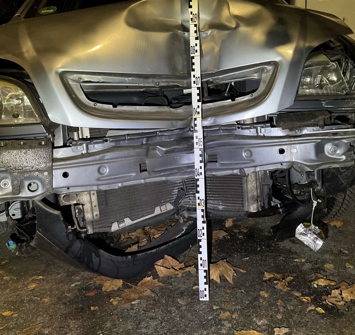 POL-GE: Hoher Sachschaden durch Trunkenheitsfahrt