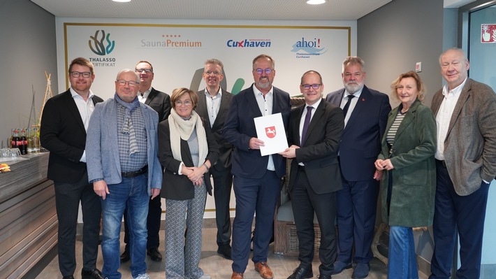 Cuxhaven erhält als zweiter Kurort offiziell neues höchstes Prädikat als Nordsee- und Thalassoheilbad