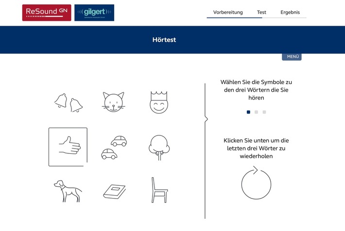 ReSound Online-Hörtest für Hörakustik-Fachgeschäfte: GN Hearing bietet interaktives Tool zur Einbindung in Hörakustiker-Websites