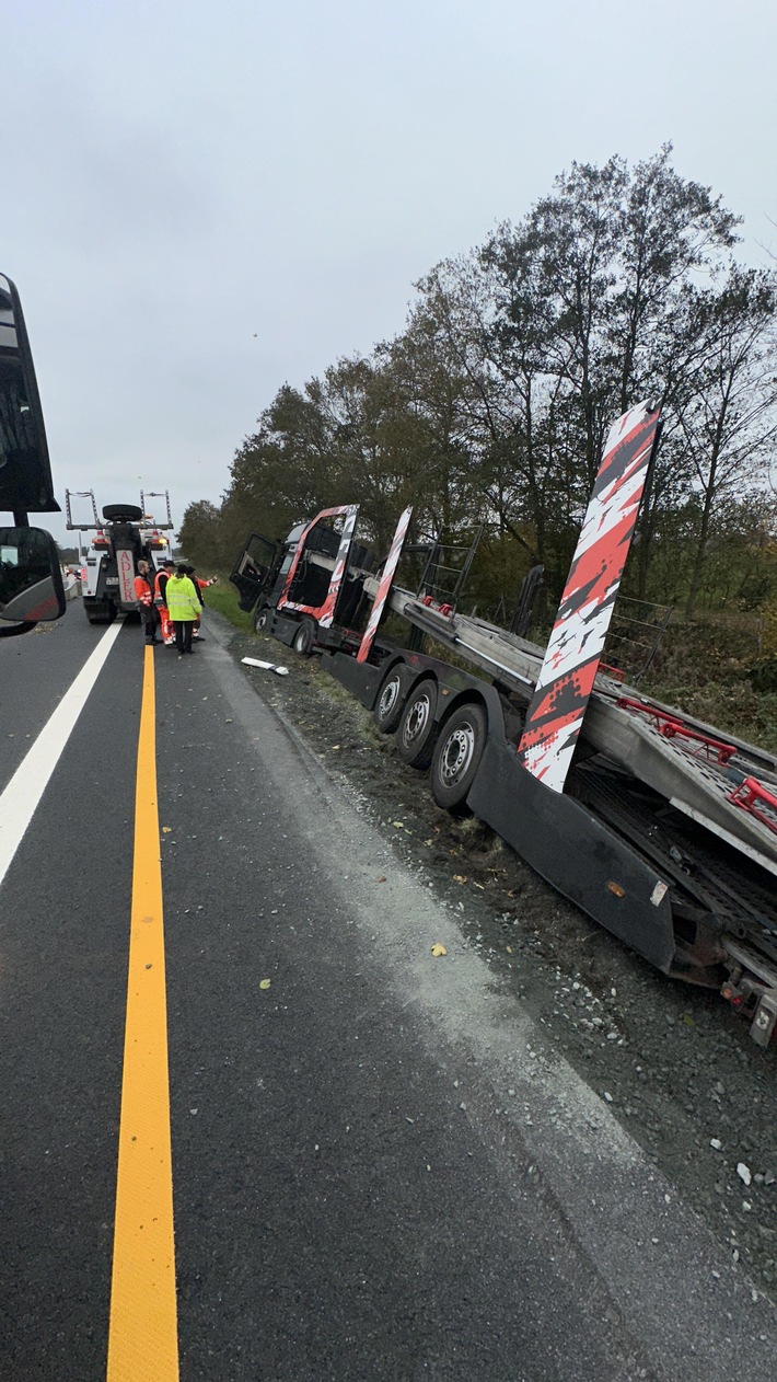 POL-CUX: Autobahn für mehrere Stunden gesperrt