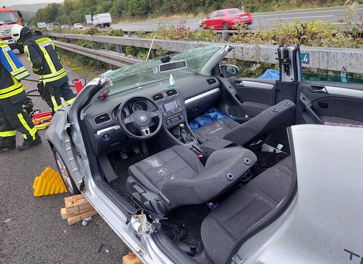 FW-EN: Verkehrsunfall auf der BAB 1