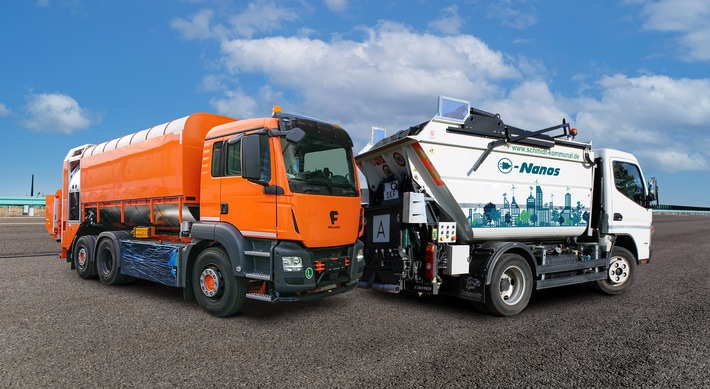 e-Trucks. Neue kooperative Schwerpunkte bei Vertrieb und Service / Framo und Schmidt Kommunalfahrzeuge GmbH bauen Vertrieb & Service im Bereich elektrischer Kommunalfahrzeuge aus