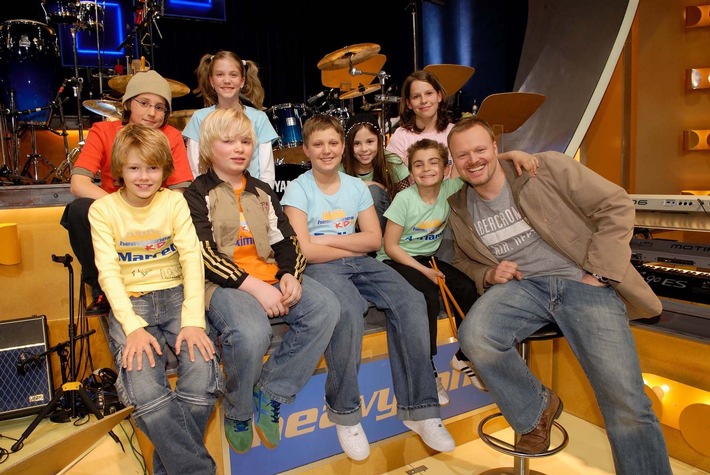 Stefan Raab stellt seine neue Showband "heavytones Kids" vor