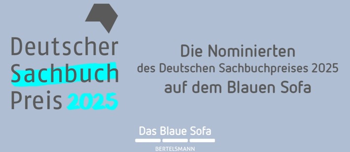 Deutscher Sachbuchpreis 2025: Autor:innen der nominierten Titel auf dem Blauen Sofa