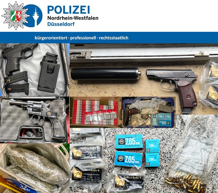 POL-D: Ruhrgebiet/Düsseldorf - Ermittlungen wegen des Verdachts des Verstoßes gegen das Sprengstoffgesetz - Durchsuchungen förderten eine Vielzahl von Beweismitteln zu Tage - Drei Beschuldigte in U-Haft