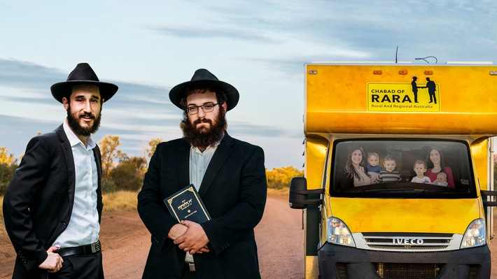 Religiöser Roadtrip durch Australien: "Outback Rabbis" am 27. September. um 20.15 Uhr auf Bibel TV / Ultra-orthodoxe Rabbiner begeben sich auf die Suche nach "verlorenen Juden" ins australische Outback