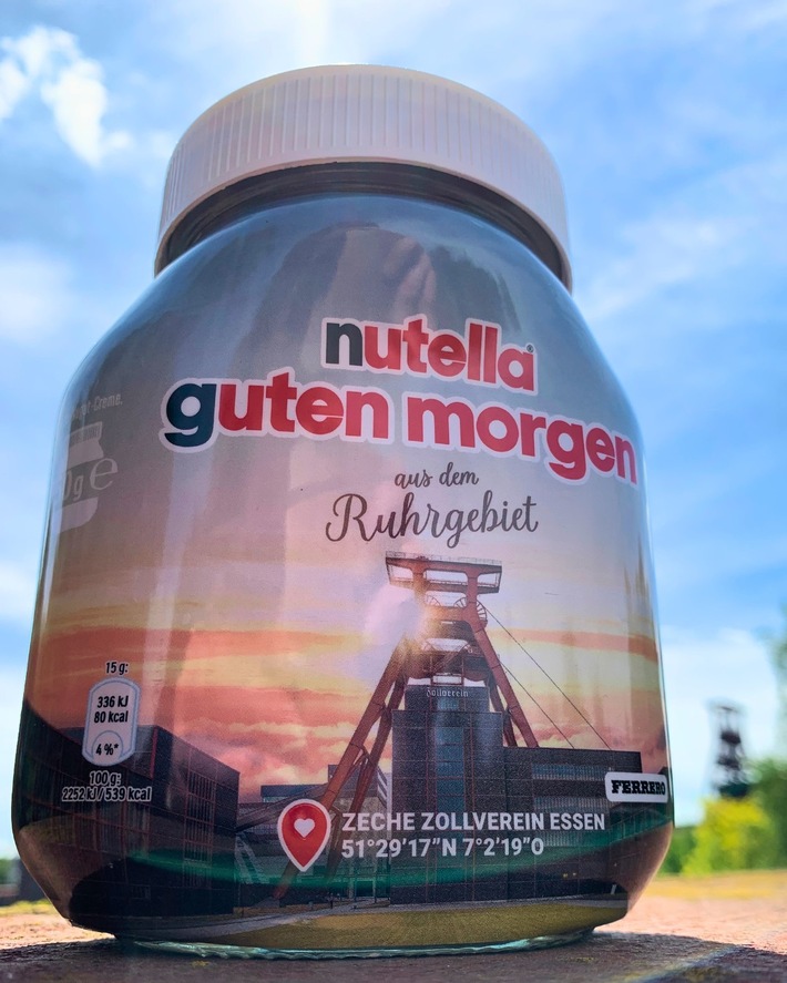 Frühstück mit Aussicht – und mit Zollverein / Doppelbock ziert Nutella Design Edition