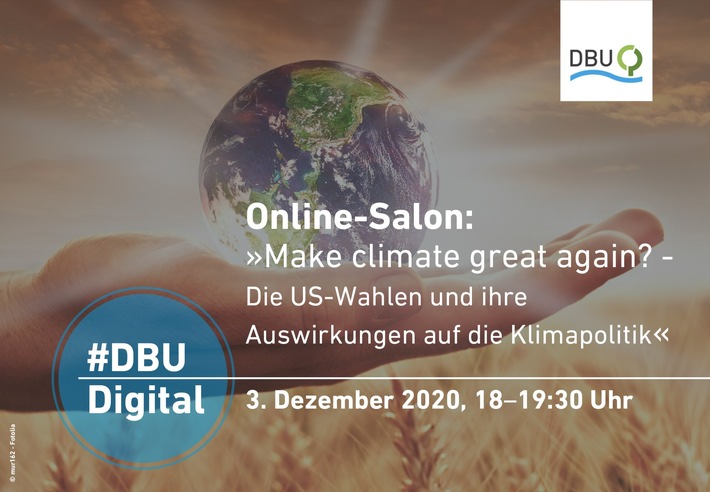 #DBUdigital Online-Salon: Neuer US-Präsident Joe Biden: Hoffnungsträger für die Klimapolitik?