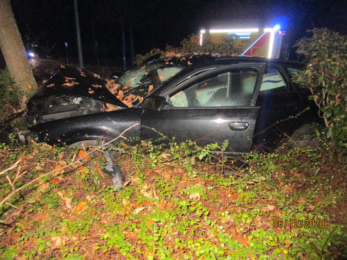 POL-OL: Polizei Rastede ++Unfall in Kreisverkehr - Fahrer unter Alkoholeinfluss++