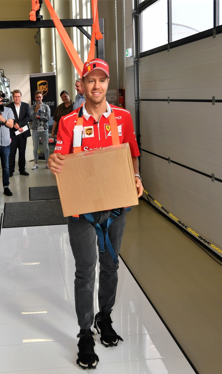 UPS Integrad begrüßt Sebastian Vettel