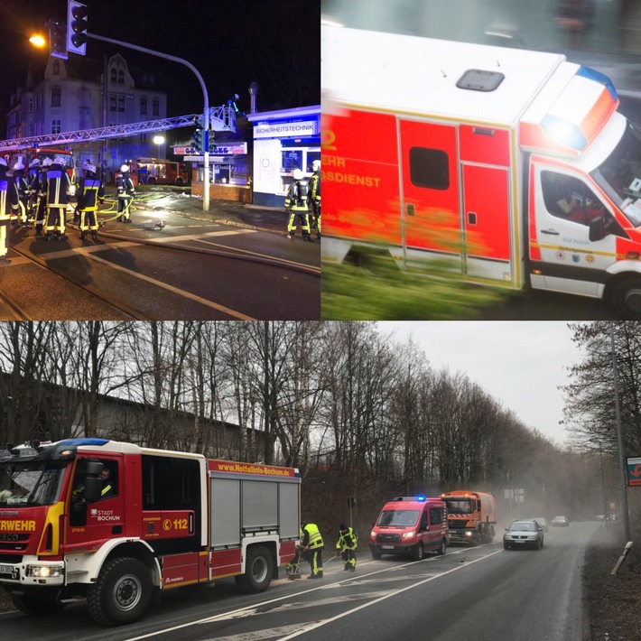 FW-BO: Bochumer Feuerwehr im Dauereinsatz