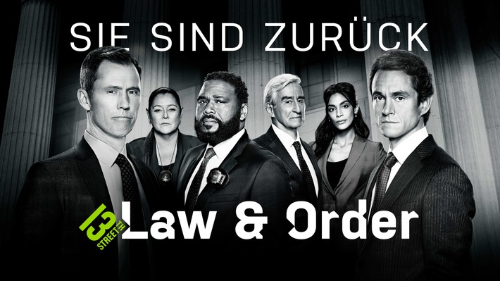 Start auf 13th Street: Die Crime-Kultserie &quot;Law &amp; Order&quot; meldet sich nach 12 Jahren mit einer neuen Staffel zurück