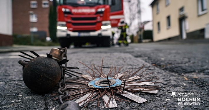 FW-BO: Blitzeinschlag in Bochum Weitmar