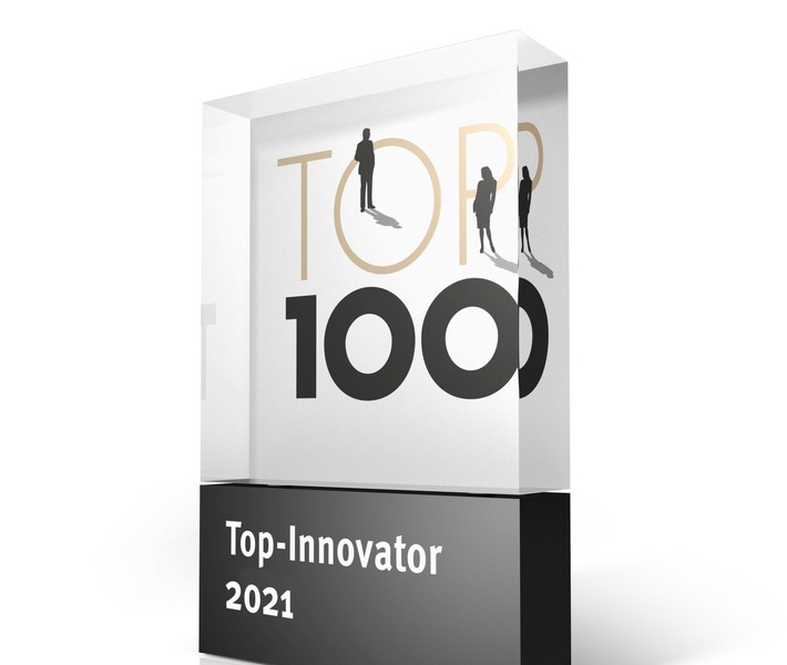 Innovativ aus der Krise / Wettbewerb sucht mittelständische Ideenschmieden / Die Trophäe für die TOP 100-Unternehmen 2021 / Weiterer Text über ots und www.presseportal.de/nr/32024 / Die Verwendung dieses Bildes ist für redaktionelle Zwecke honorarfrei. Veröffentlichung bitte unter Quellenangabe: "obs/compamedia/compamedia GmbH"