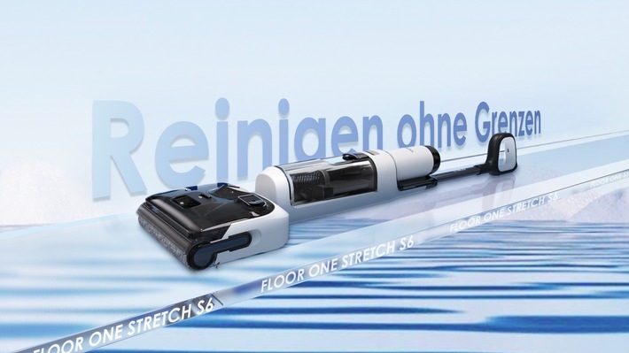 TINECO FLOOR ONE Stretch S6 / Weiterer Text über ots und www.presseportal.de/nr/158602 / Die Verwendung dieses Bildes für redaktionelle Zwecke ist unter Beachtung aller mitgeteilten Nutzungsbedingungen zulässig und dann auch honorarfrei. Veröffentlichung ausschließlich mit Bildrechte-Hinweis.