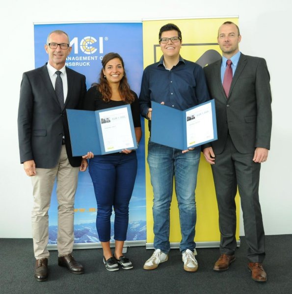 Engagierte MCI Studierende mit Raiffeisen International Award ausgezeichnet - BILD