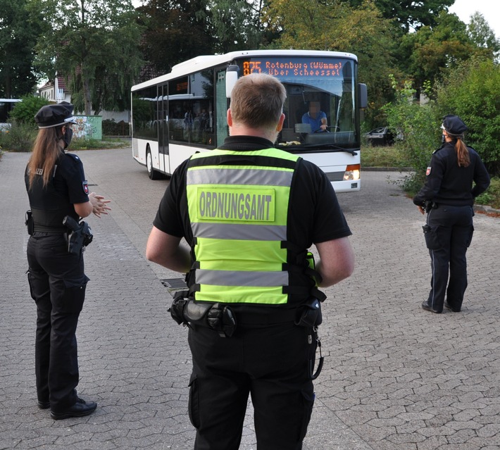 POL-ROW: ++ &quot;Wir tragen Maske&quot; - Polizei und Ordnungsämter unterstützen gemeinsam landesweite Aktion ++