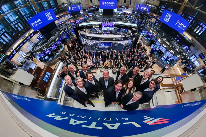 LATAM Airlines: Ring The Bell Ceremony und Investor Day an der New York Stock Exchange