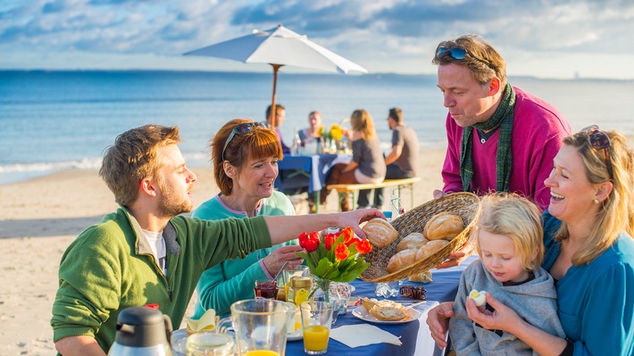 Ostsee-Strandfrühstück - ein aussichtsreicher Start in den Tag