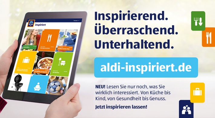 ALDI SÜD launcht neue Kundenplattform aldi-inspiriert.de