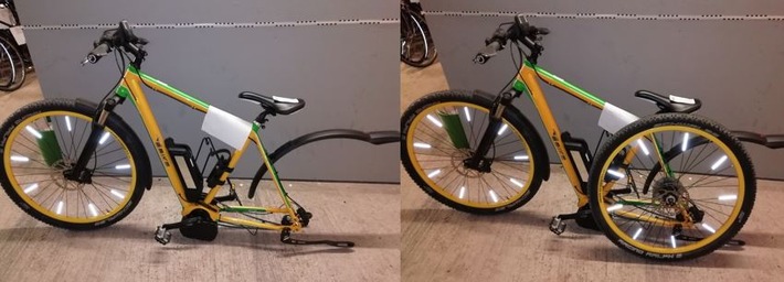 POL-OS: Osnabrück - Wer kann Hinweise zu dem E-Bike geben?