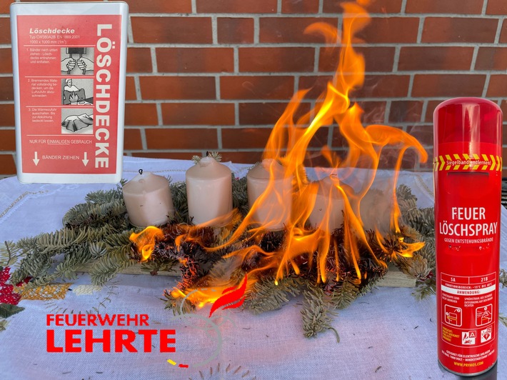 FW Lehrte: Stadtfeuerwehr Lehrte wünscht eine besinnliche und sichere Adventszeit