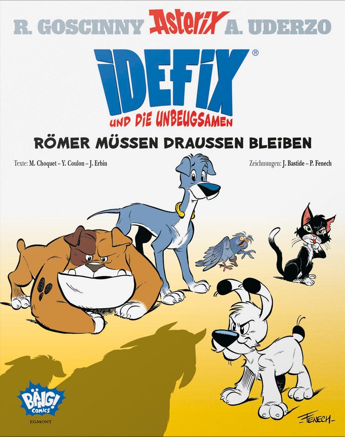 Fixe Idee: Kinderbuch-Label "Egmont BÄNG! Comics" startet mit Idefix durch!