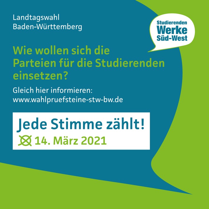 Landtagswahlen 2021 in Baden-Württemberg: Wie wollen sich die Parteien für die Studierenden einsetzen?