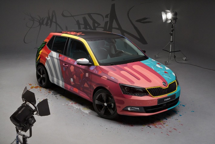 SKODA Fabia wird zum ,Art Car