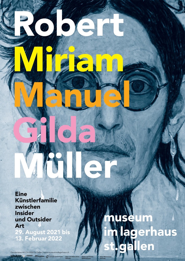 Pressemitteilung: &quot;Eine Künstlerfamilie zwischen Insider und Outsider Art&quot;, 29. August 2021 - 13. Februar 2022, Museum im Lagerhaus, St. Gallen