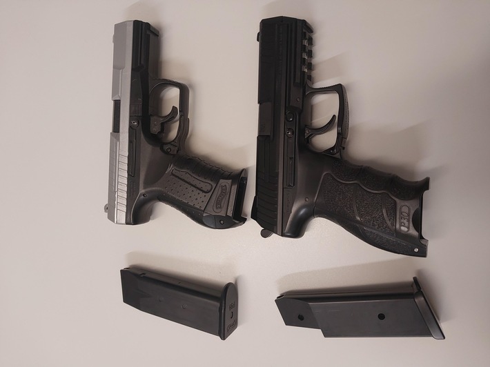 BPOL-HB: Mit Softair-Waffen im Zug hantiert - Uelzener Bundespolizei stellt Anscheinswaffen sicher