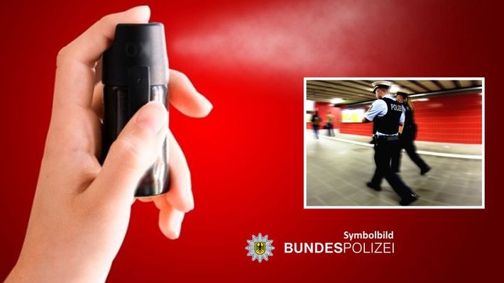 Bundespolizeidirektion München: Unbekannter mit Pfefferspray-Attacke: 36-Jähriger nach Beleidigung besprüht