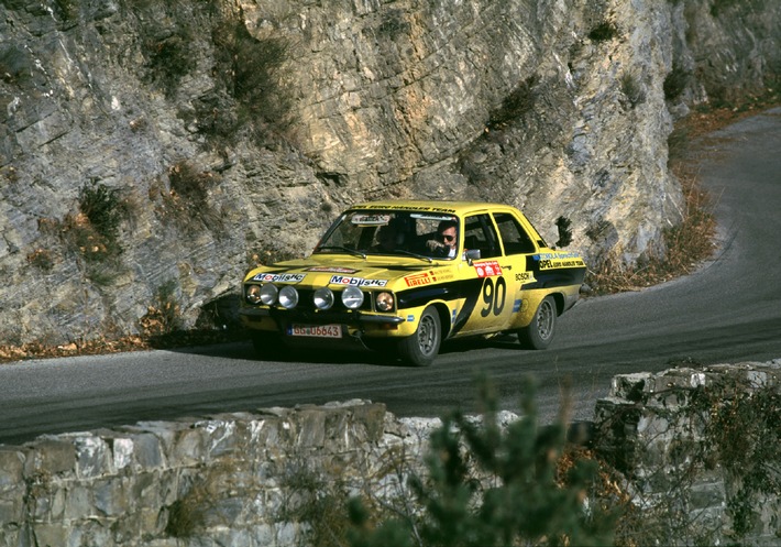 Opel Ascona A schnuppert wieder Rallye-Luft / 11. AvD-Histo-Monte / Opel Winner Team: Ehemaliger Rad-Weltmeister Thaler und Ex-Röhrl-Copilot Berger