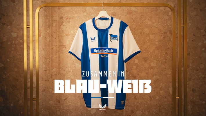Zusammen in Blau-Weiß: Herthas Heimtrikot 2026/27