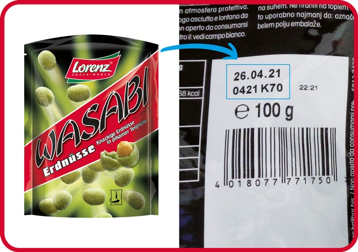 Verzehrwarnung für Senf-Allergiker: Lorenz Snack-World ruft vorsorglich Produkte mit Wasabi-Würzung in Deutschland zurück / Die Produkte können Senf enthalten