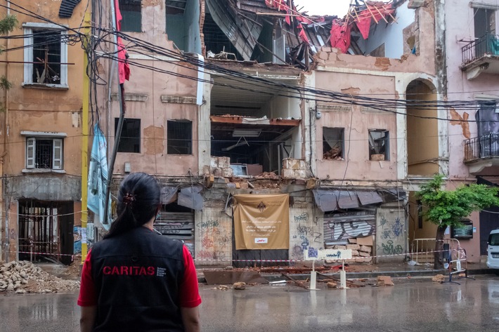 Caritas continua a fornire aiuti d&#039;emergenza a un anno dall&#039;esplosione a Beirut