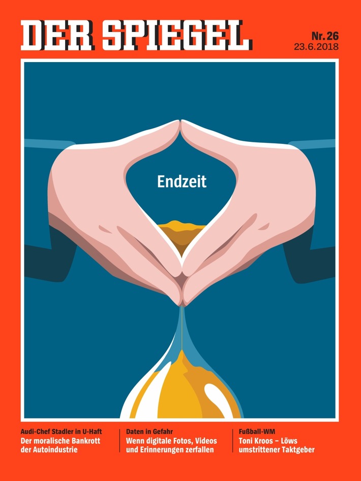 Cover des Jahres 2018: &#039;Der Spiegel&#039; gewinnt mit der Merkel-Sanduhr