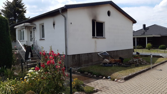 POL-HRO: Brand eines Einfamilienhauses in Krkaow am See