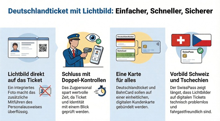 Fahrgastverband PRO BAHN unterstützt Forderung nach einheitlichem Deutschlandticket mit Lichtbild