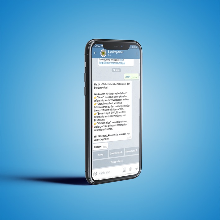 BPOLD S: Die Bundespolizei geht neue Wege - Erster Chatbot online