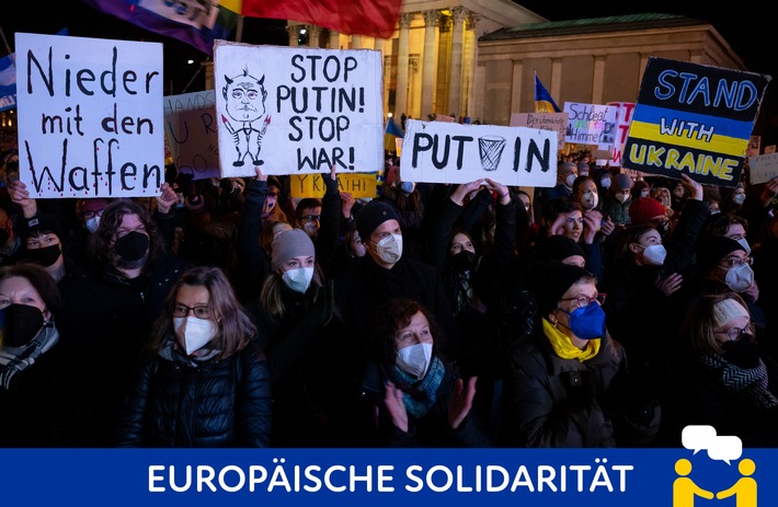 Europäische Solidarität mit der Ukraine