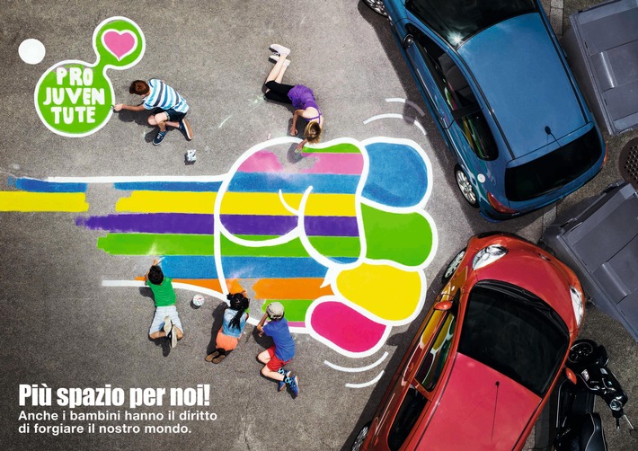 Pro Juventute lancia una campagna nazionale di mobilitazione per rivendicare più spazio adatto ai bambini