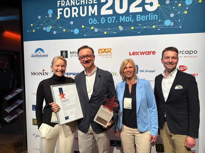 ISOTEC gewinnt Franchise Award 2025 / Anerkennung für exzellente Partnerschaft und nachhaltiges Wachstum