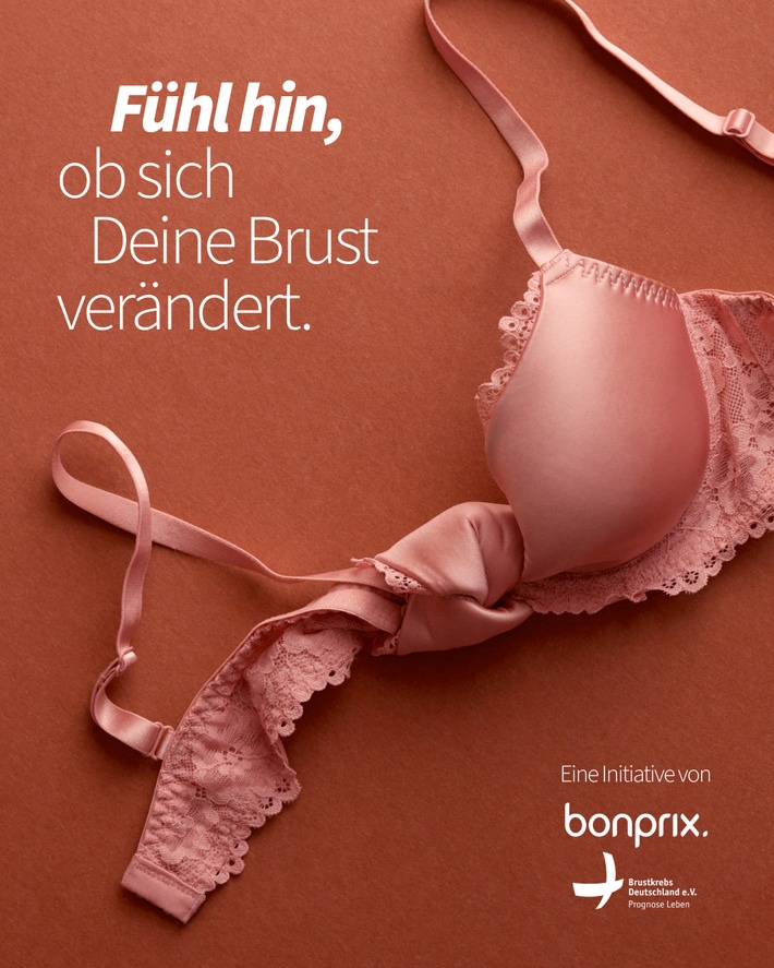 Pink Oktober: bonprix engagiert sich erneut mit starker Sensibilisierungskampagne für Brustkrebsvorsorge